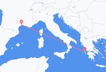 Flyg från Montpellier, Frankrike till Kefallinia, Grekland