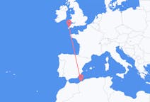 Flyg från Oran, Algeriet till Newquay, England