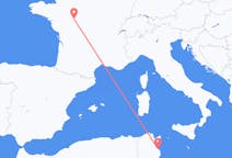 튀니지 모나스티르에서 출발해 프랑스 투어에(으)로 가는 항공편