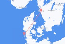 Flights from Westerland in Germany to Gothenburg in Sweden