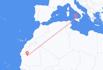 Flyreiser fra Atar, Mauritania til Palermo, Italia