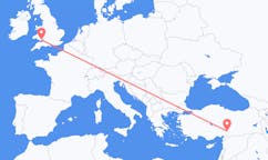 Flüge von Cardiff, Wales nach Kahramanmaraş, die Türkei