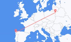 Flights from Grodno, Belarus to Santiago de Compostela, Spain