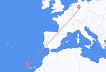 Fly fra Kassel til Santa Cruz de La Palma