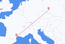 Flights from Béziers, France to Wrocław, Poland