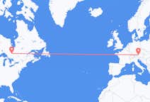 加拿大出发地 蒂明斯飞往加拿大目的地 萨尔茨堡的航班