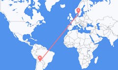 Flights from Yacuíba, Bolivia to Gothenburg, Sweden