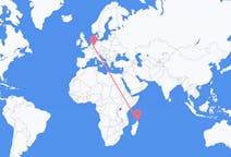 Flyrejser fra Antsiranana, Madagaskar til Köln, Tyskland