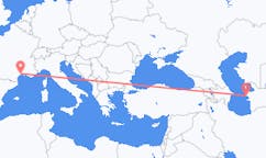 เที่ยวบิน จาก Türkmenbaşy, เติร์กเมนิสถาน ไปยัง มงเปอลีเย, ฝรั่งเศส