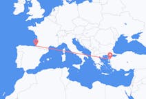 Flüge von Biarritz, Frankreich nach Edremit, die Türkei