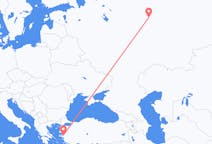 Flights from Kirov, Russia to İzmir, Turkey