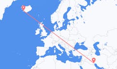 Flights from Basra to Reykjavík