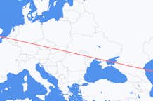 Flights from Aktau to London