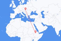Flyg från Bahir Dar, Etiopien till Budapest, Ungern