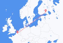 Flug frá Lappeenranta, Finnlandi til Lille, Frakklandi
