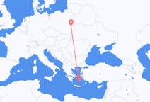 Flights from Lublin, Poland to Santorini, Greece