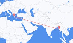 Flights from Kyaukpyu, Myanmar (Burma) to Kalamata, Greece