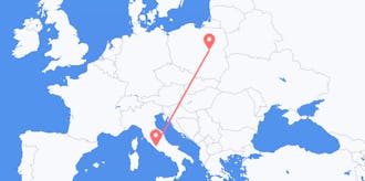 Flyrejser fra Italien til Polen