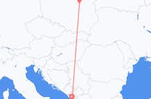 Flyrejser fra Tirana til Warszawa