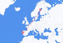 Vluchten van Lissabon, Portugal naar Vaasa, Finland
