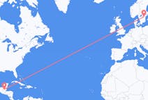 Flights from Flores, Guatemala to Linköping, Sweden