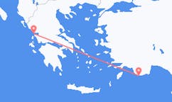 Flights from Kastellorizo, Greece to Preveza, Greece