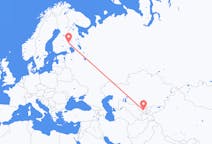 Flyreiser fra Tasjkent, Usbekistan til Joensuu, Finland