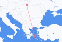 헝가리 데브레첸에서 출발해 그리스 파리키아로(으)로 가는 항공편