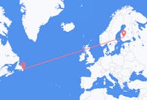 Flights from St. John s to Tampere