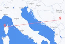 Vols depuis la ville de Kraljevo vers la ville de Calvi (Haute-Corse)