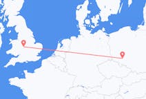 Flights from Wrocław in Poland to Birmingham in England