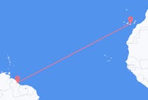 Flüge von Georgetown, Guyana nach Las Palmas auf Gran Canaria, Spanien