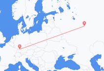 Fly fra Nizjnij Novgorod til Stuttgart