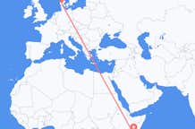 Flights from Mogadishu to Billund