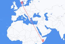 Flights from from Mogadishu to Billund