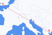 来自英格兰的出发地 伯恩茅斯目的地 希腊塞萨洛尼基的航班