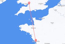 Flights from La Rochelle in France to Bristol in England