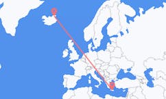 아이슬란드 토르쇼픈에서 출발해 그리스 이라클리온으로(으)로 가는 항공편