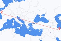 Flights from Tehran to Nantes