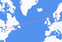 出发地 加拿大北灣目的地 挪威奥斯陆的航班