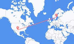 Flyreiser fra Hobbs, USA til Stockholm, Sverige