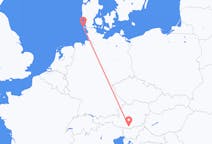 Flyrejser fra Vesterland, Tyskland til Klagenfurt, Østrig