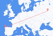 Flights from Kaluga, Russia to A Coruña, Spain