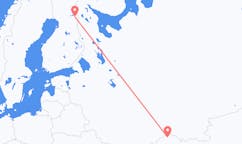 Flyreiser fra Muntlig, Kasakhstan til Kuusamo, Finland