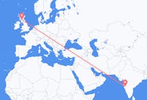 Flights from Kolhapur, India to Glasgow, Scotland