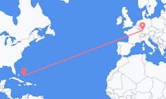 Flights from San Salvador Island, the Bahamas to Karlsruhe, Germany