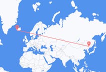 Flights from Mudanjiang to Reykjavík