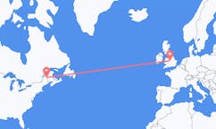 Flyreiser fra Presque Isle, USA til Birmingham, England