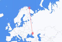 Fly fra Krasnodar til Murmansk