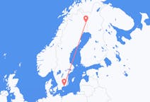 Flights from Pajala, Sweden to Ronneby, Sweden